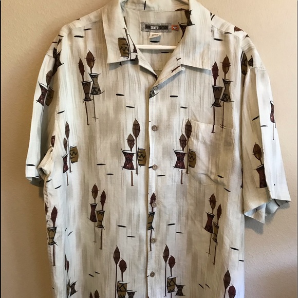 Hawaiian style men’s shirt - Picture 1 of 2